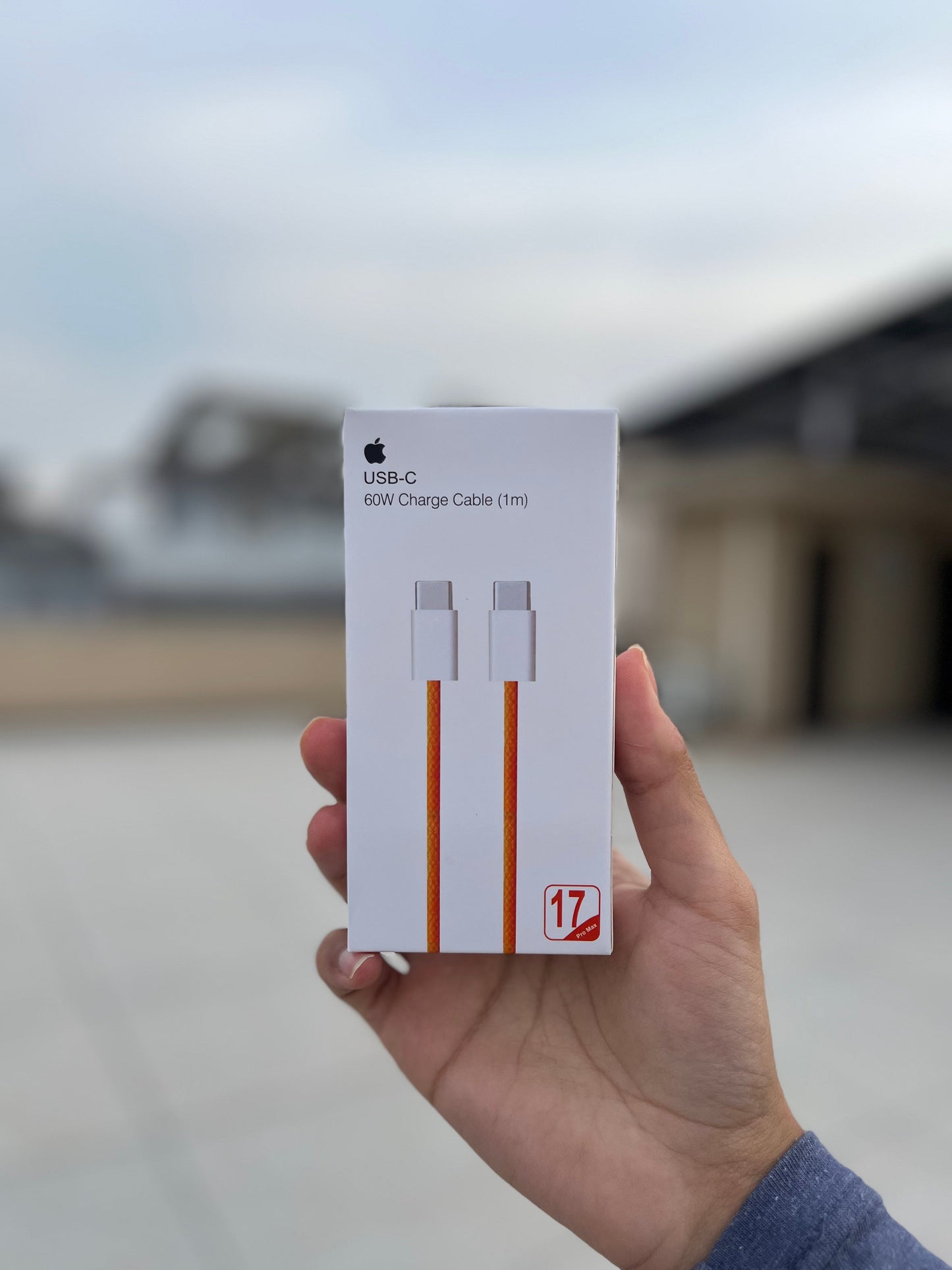 Original PD 60W Fast Charger Braided USB C Cable for iPhone 17 16 15 Pro Max