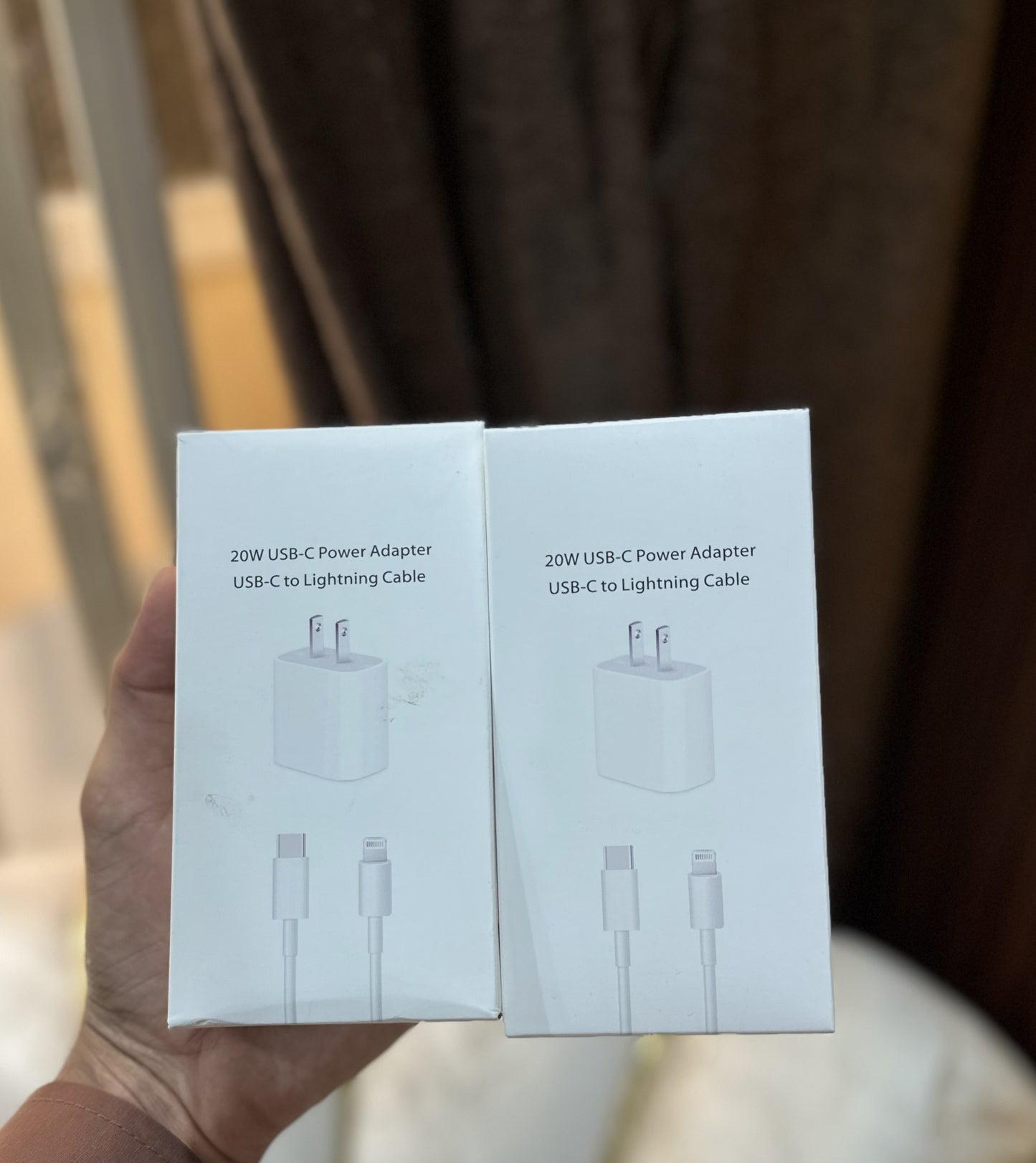 20W Fast Charging Adapter with Lightning Cable (USB-C to Lightning)