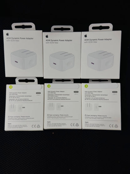 💥 Apple 40W Fast Charging Adapter + Free Braided Cable ( Limited Time Offer)