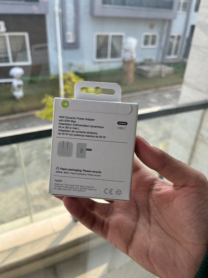 💥 Apple 40W Fast Charging Adapter + Free Braided Cable ( Limited Time Offer)