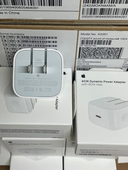 💥 Apple 40W Fast Charging Adapter + Free Braided Cable ( Limited Time Offer)